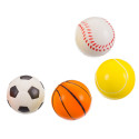 Balle en mousse style sport pour jouer ou anti-stress