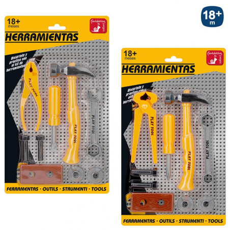 Outils de jeu 9 pièces bricolage réalistes