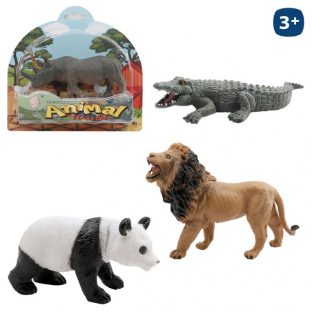 Figurine d'animal sauvage réaliste pour enfants