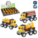 Camion de jouet de construction avec 6 roues méga friction
