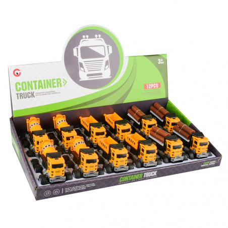Camion de jouet de construction avec 6 roues méga friction