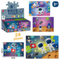 Puzzle de 24 pièces espace astronautes pour enfants à offrir