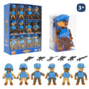 Figurine articulée de policier SWAT en jouet avec accessoires