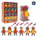 Figurine de pompier articulée avec accessoires