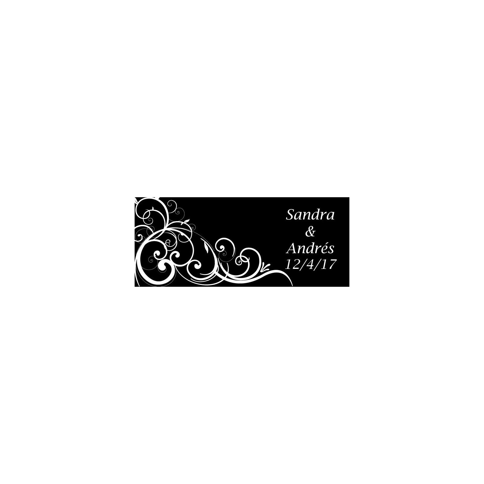 Étiquettes adhésives rectangulaires