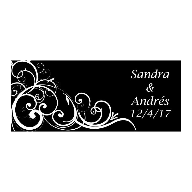 Étiquettes adhésives rectangulaires
