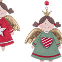 Décorations Anges en bois pour décoration de Noël