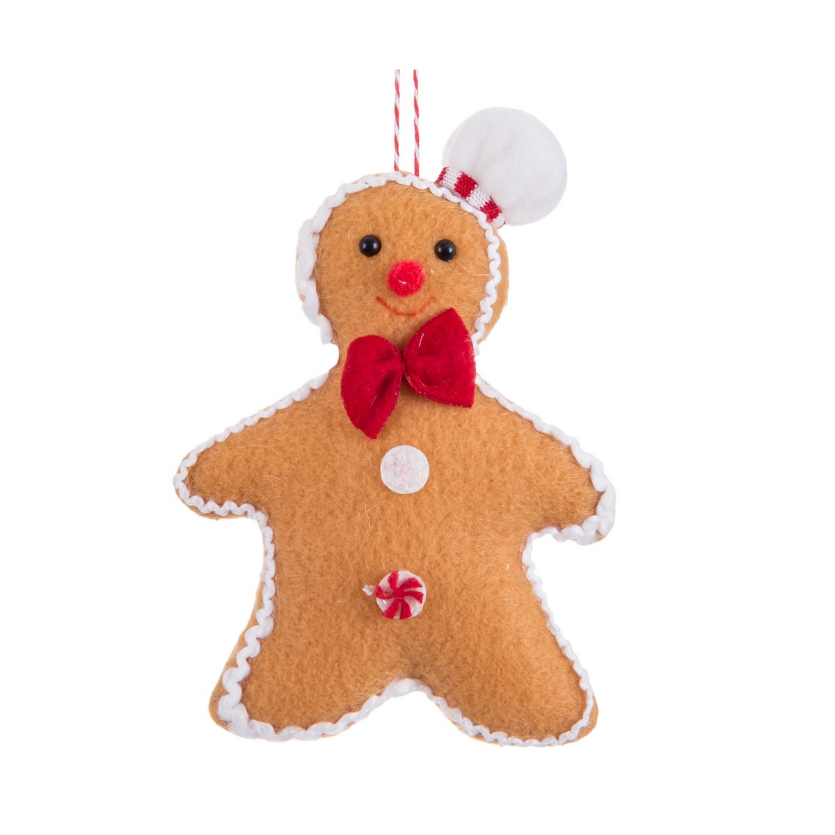 Décoration de Noël en forme de bonhomme en pain d'épices