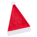 Bonnet de Noël en polyester rouge