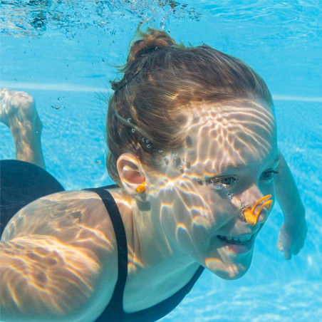 Pince pour le nez et bouchons de natation