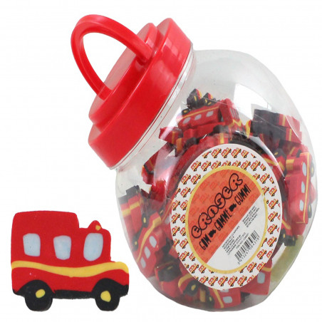 Gomme à effacer en forme de camion de pompiers