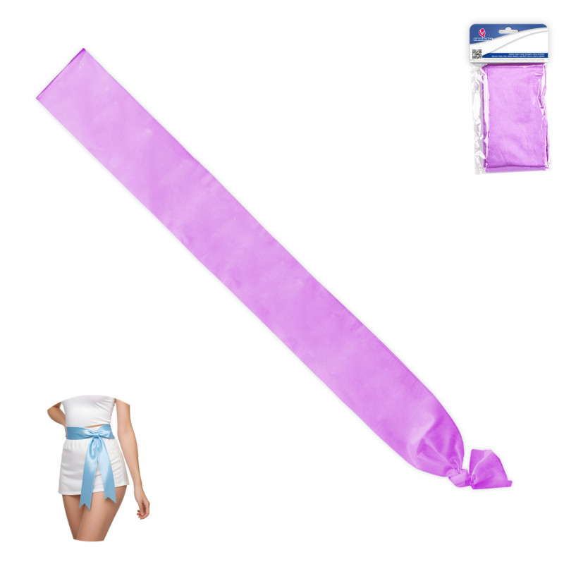 Bande lisse de couleur violette 200x9cm pour les célébrations