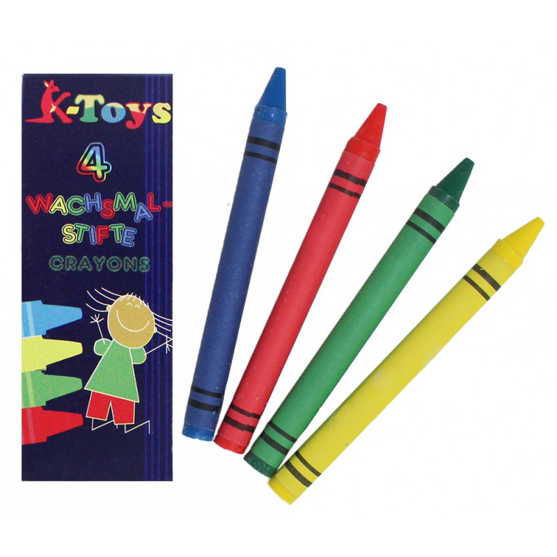Crayons à la cire en boîte