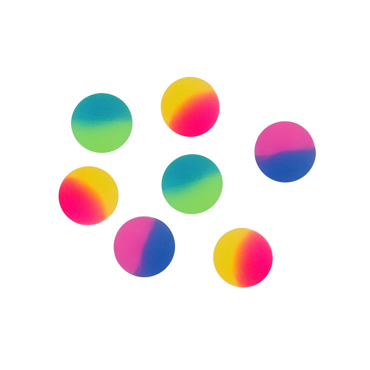Balle rebondissante multicolore