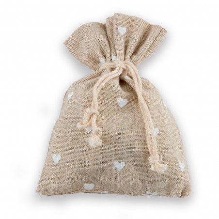 Baume à lèvres avec carte de rappel personnalisée dans un sac en tissu pour les cadeaux de mariage