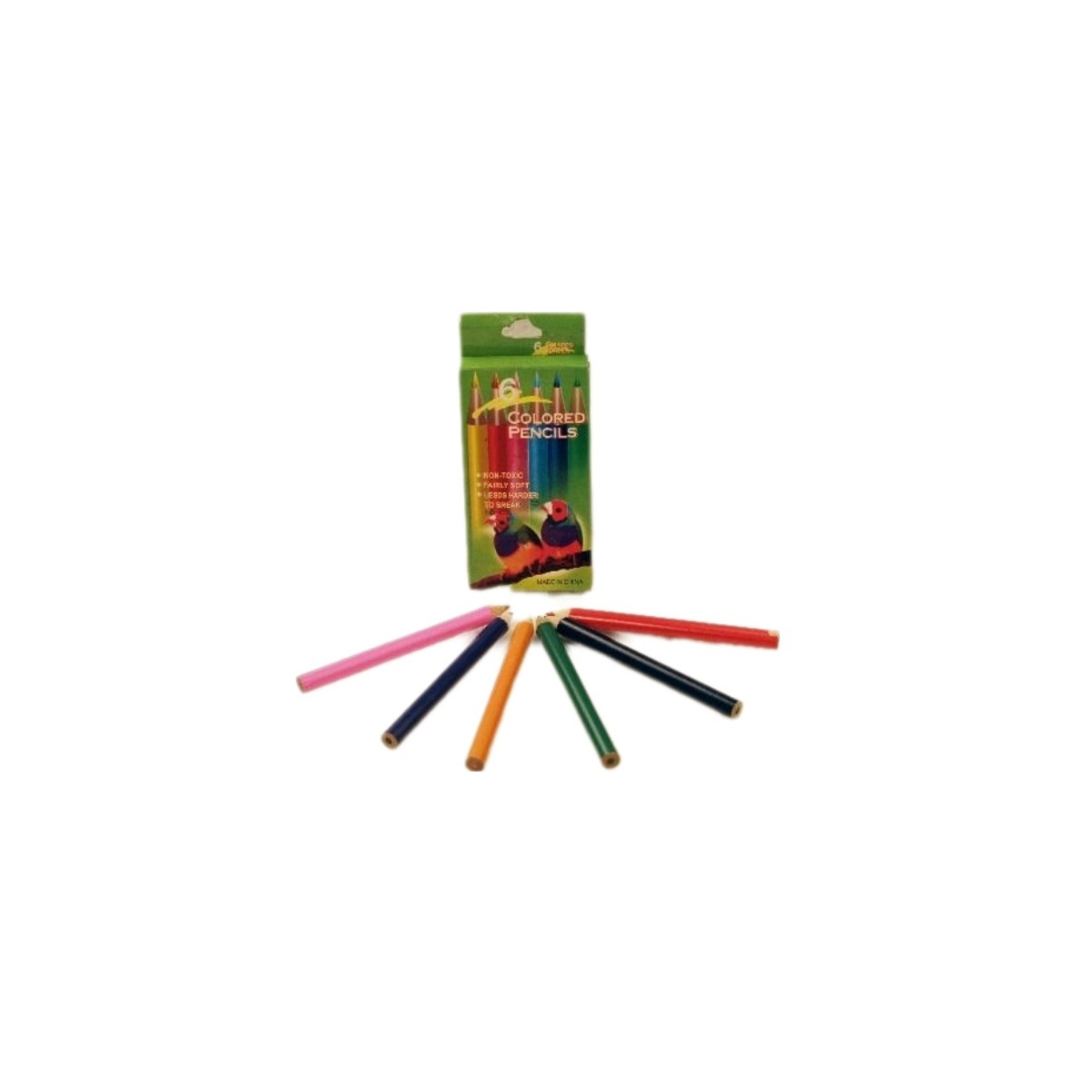 Crayons en bois de couleurs