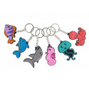 Porte-clés d'animaux marins