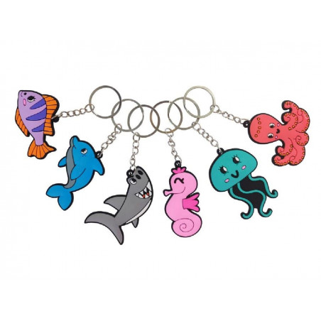 Porte-clés d'animaux marins