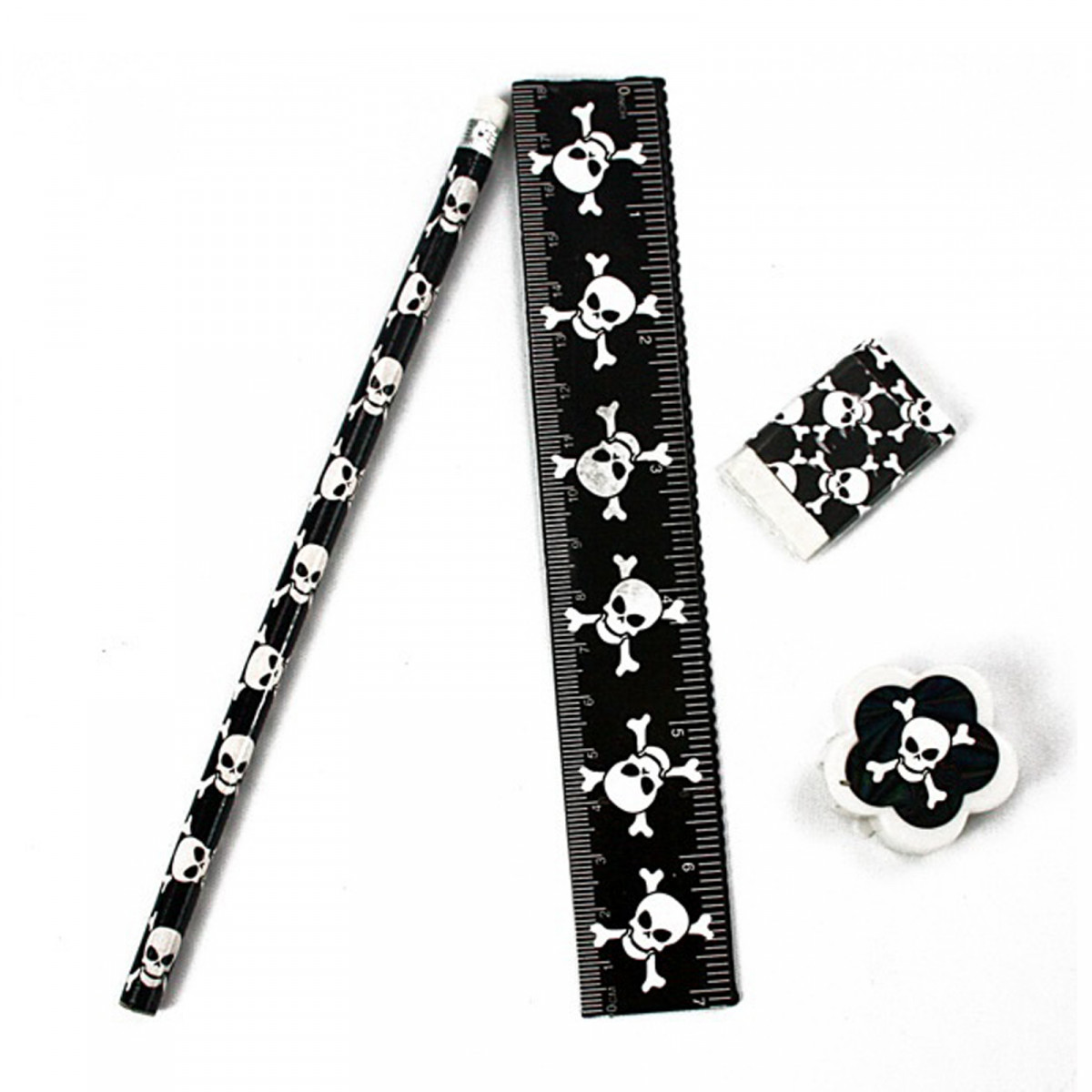 Set de rédaction avec des détails de pirate
