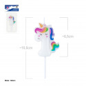 Bougie licorne numéro 1