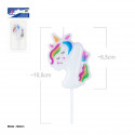 Bougie licorne numéro 4