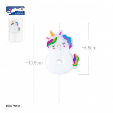 Bougie Licorne N°8