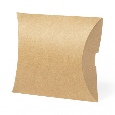 Sac à main en coton vert dans une enveloppe kraft avec adhésif personnalisé pour les détails