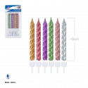 Bougies multicolores pour anniversaires