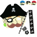 Masque de pirate pour enfants et set d'écriture à offrir
