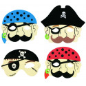 Masque de pirate pour enfants et set d'écriture à offrir