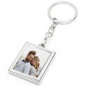 Porte-clés photo de forme rectangulaire