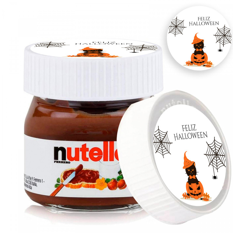 Nutella 25 grammes avec couvercle personnalisé d'Halloween à offrir