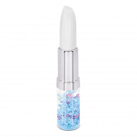 Stylo rouge à lèvres avec autocollant pour détails de baptême