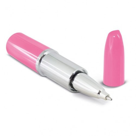 Stylo rose et brillant à lèvres avec étui de mariage personnalisé
