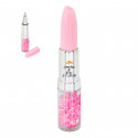 Stylo à rouge à lèvres rose avec adhésif personnalisé pour cadeaux de mariage