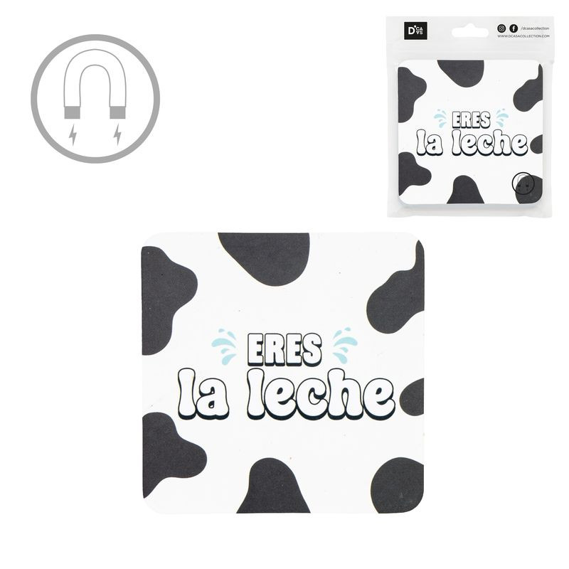 Sous-verres en liège avec aimant au design original de vache