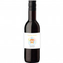 Vin rouge avec autocollant personnalisable pour détails