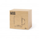 Tasse en verre de Noël avec autocollant personnalisable des rois mages pour des cadeaux