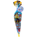 Coffret avec dessins et couleurs pour coloriage personnalisé avec un cornet de bonbons pour les détails