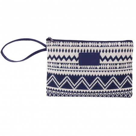 Trousse avec design géométrique