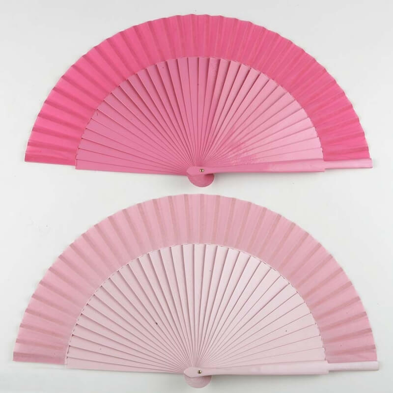 Éventails rose pâle