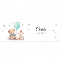 Adhésif pour bouteilles 5 x 13 cm pour baptêmes