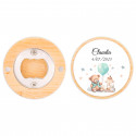 Ouvre-bouteille en bambou personnalisé pour les souvenirs de baptême