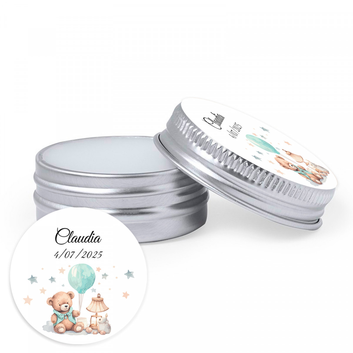 Baume à lèvres personnalisé pour cadeaux de baptême