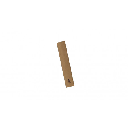 Stylo en bambou avec pointeur tactile dans un étui en carton personnalisé avec autocollant pour baptême