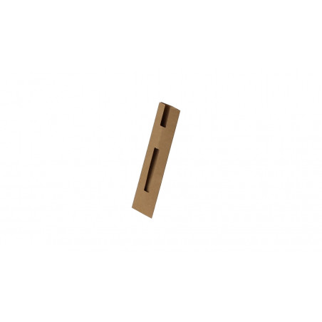 Stylo en bambou avec pointeur tactile dans un étui en carton personnalisé avec autocollant pour baptême