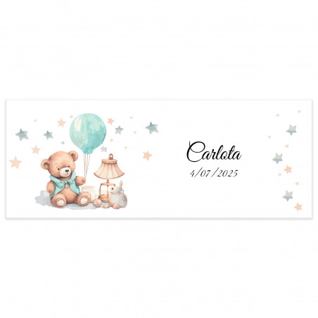 Cadre photo pour les détails de baptême