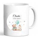 Tasse personnalisée pour les détails de baptême