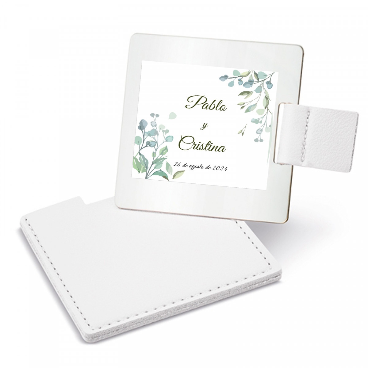 Miroir rectangulaire en acier inoxydable personnalisé