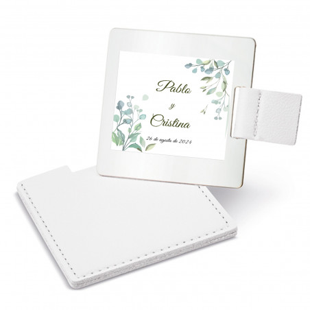 Miroir rectangulaire en acier inoxydable personnalisé